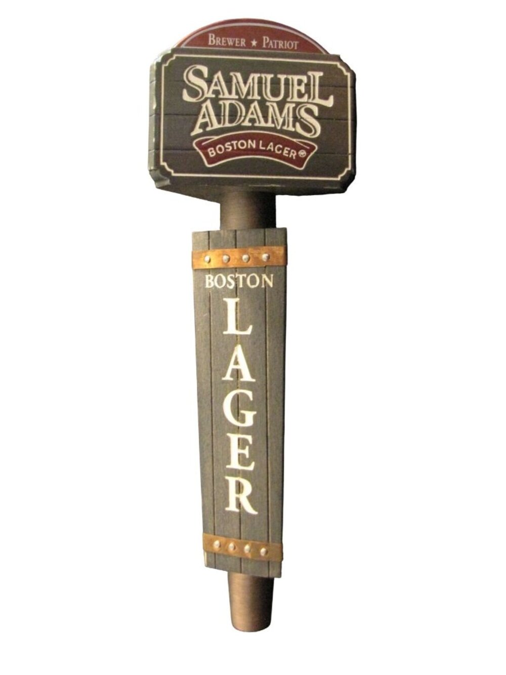 Sam Samuel Adams Boston Lager Barrel Look Beer Tap Handle Pull